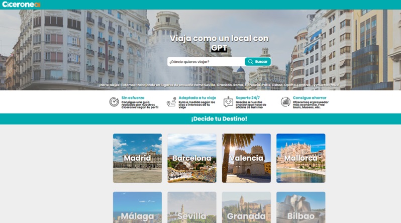 ciceroneai IA para viajes