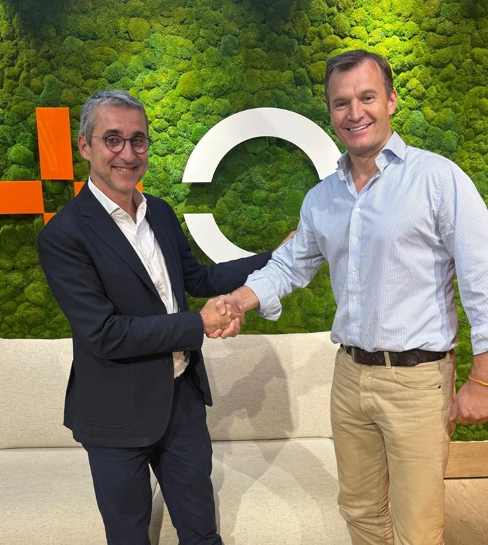 Laurent Martínez y Meinrad Spenger, CEO de la compañía